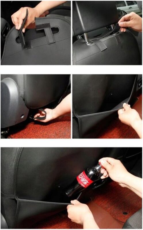 Ochraniacz na fotel samochodowy Clean Edge (ciemny brąz)