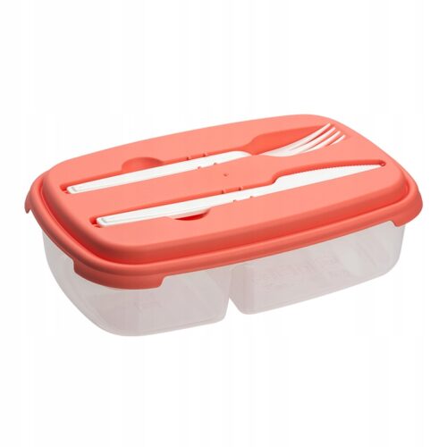 POJEMNIK PUDEŁKO PLASTIKOWE NA ŻYWNOŚĆ LUNCHBOX - obrazek 4