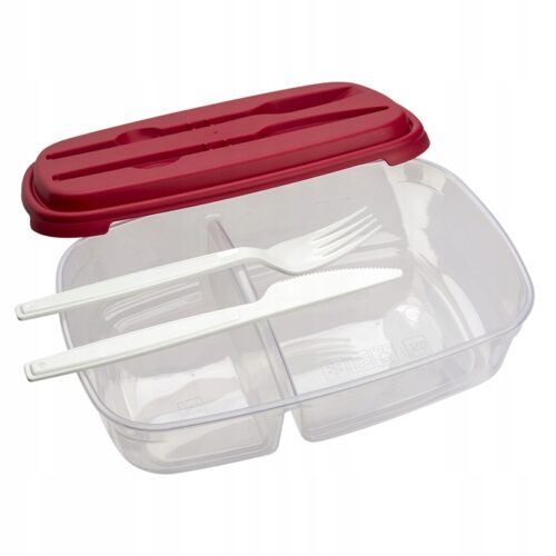 POJEMNIK PUDEŁKO PLASTIKOWE NA ŻYWNOŚĆ LUNCHBOX - obrazek 7