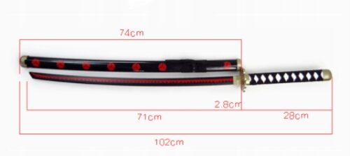 MIECZ SAMURAJSKI KATANA Z POCHWĄ WZÓR 4 - obrazek 10