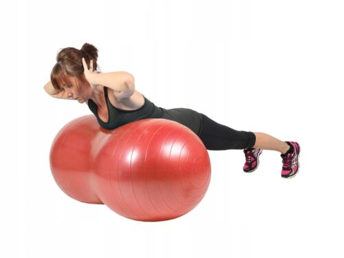 PIŁKA GIMNASTYCZNA FITNESS ORZESZEK 50cm - obrazek 4