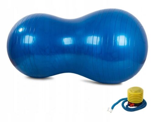 PIŁKA GIMNASTYCZNA FITNESS ORZESZEK 50cm - obrazek 2