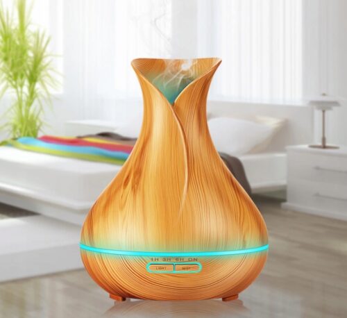 Ultradźwiękowy Nawilżacz LED Dyfuzor Aroma SPA LIGHT WOOD - obrazek 5