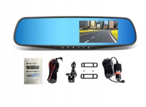 REJESTRATOR JAZDY Kamera samochodowa LUSTERKO DVR Full HD KAMERA COFANIA - obrazek 3